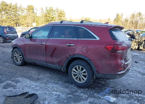 2019 Kia Sorento 2.4L Lx z USA, uszkodzony, nr VIN 5XYPGDA31KG569804